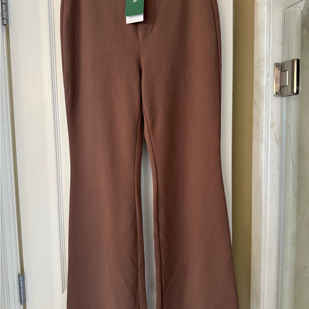HALARA Brown Boot Cut Flare Pants